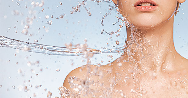शरीर पर पानी