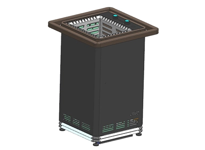 नया स्क्वायर फिन-सौना हीटर